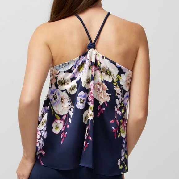 WHBM Ring Detail Halter Top - Picture 2 of 5